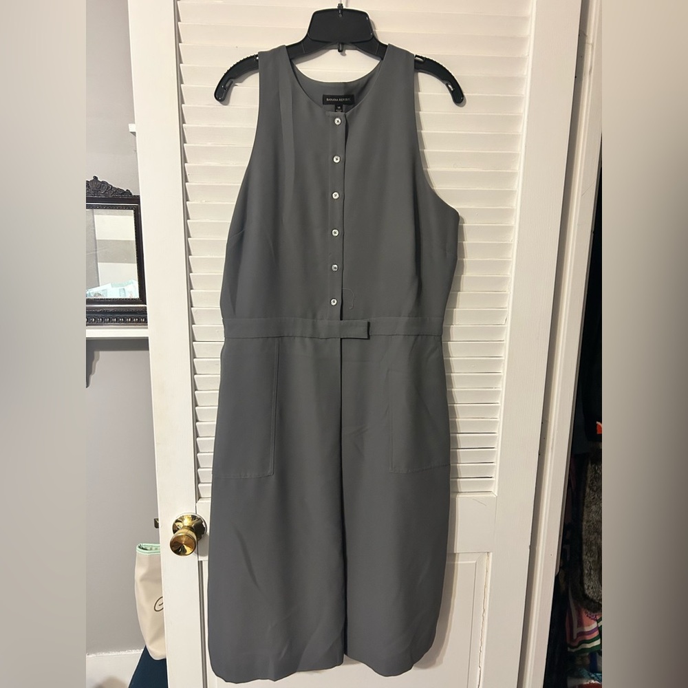 Gray Sleeveless Dress